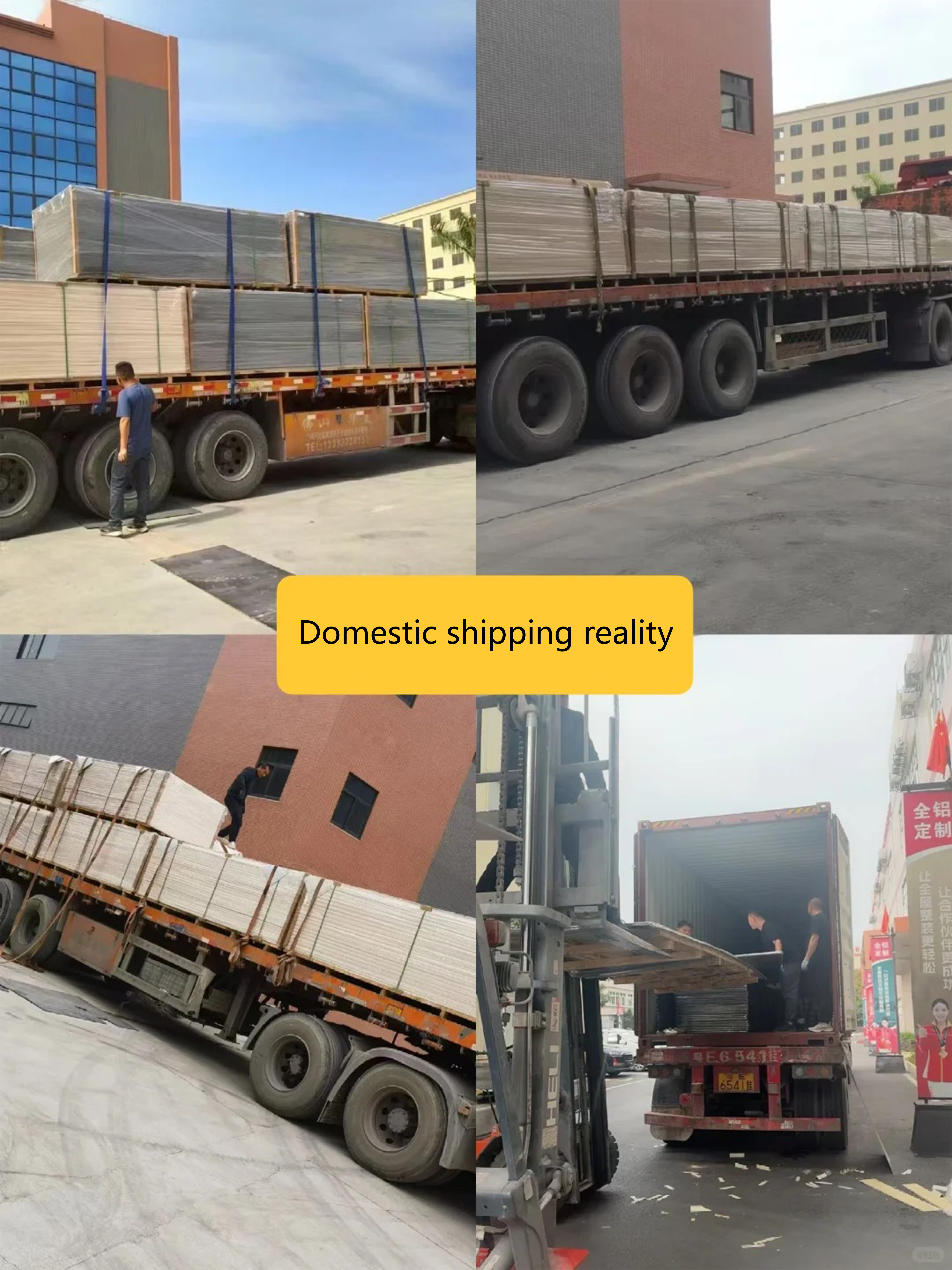 Domestic shipping reality