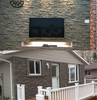 High Qualiaty Lightweight PU Artificial Stone Nian Sticky Wood for Outdoor Including Curtain Walls Hotel Space Design