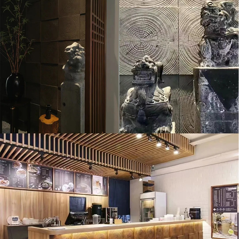 High Quality Lightweight PU Artificial Stone Skin Middle Board for Outdoor Including Curtain Walls Hotel Space Design