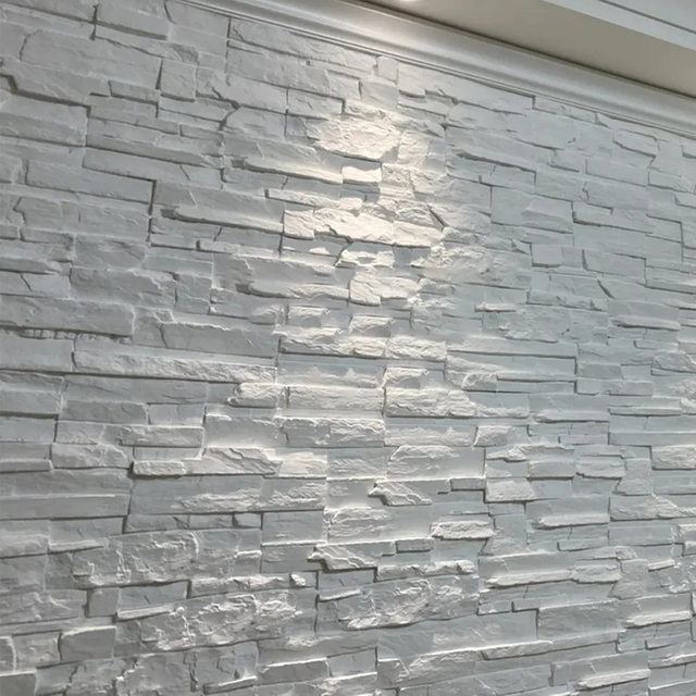 High Qualiaty Lightweight PU Artificial Stone Nian Sticky Wood for Outdoor Including Curtain Walls Hotel Space Design
