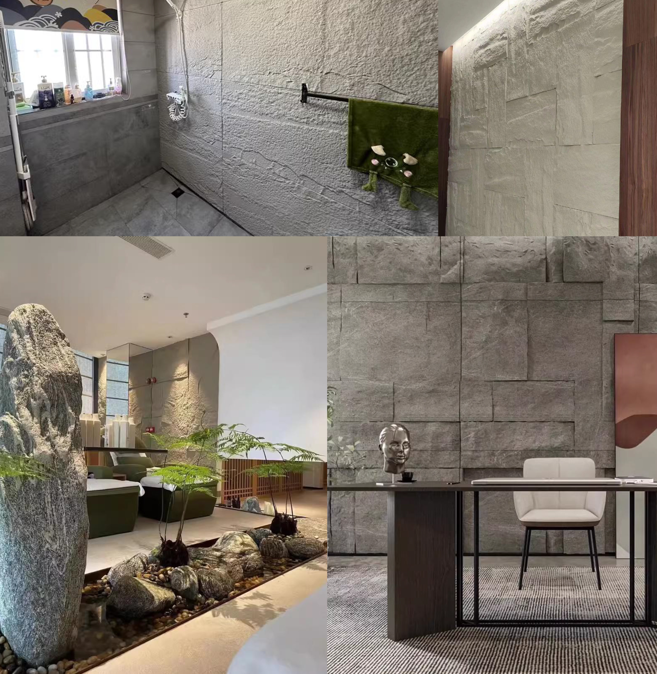 High Quality Lightweight PU Artificial Stone Mushroom for Outdoor Outdoor Including Curtain Walls Hotel Space Design